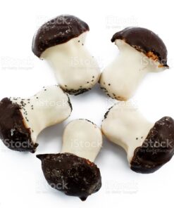 white chocolate mushrooms