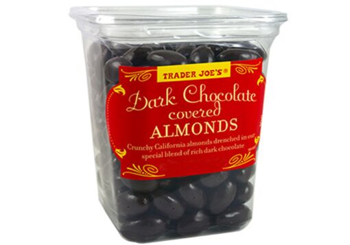 trader joe's Belgian dark chocolate almonds