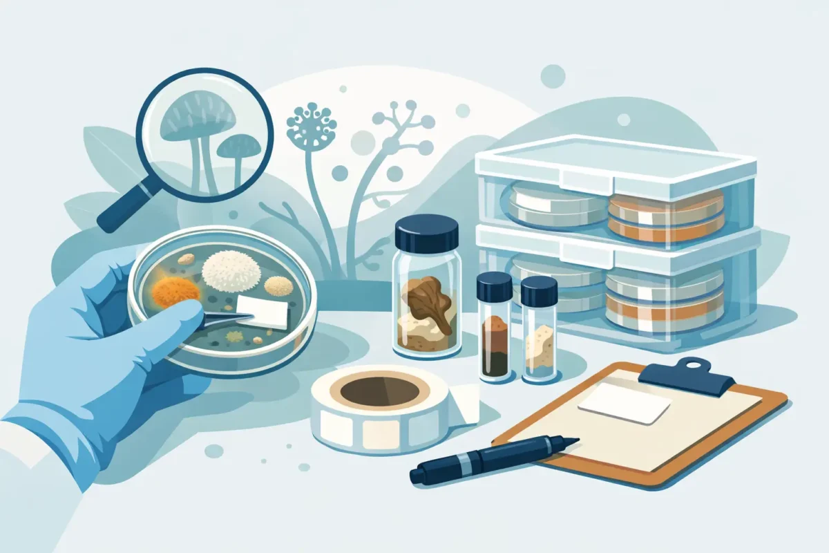 How to Label Fungal Specimens for Storage