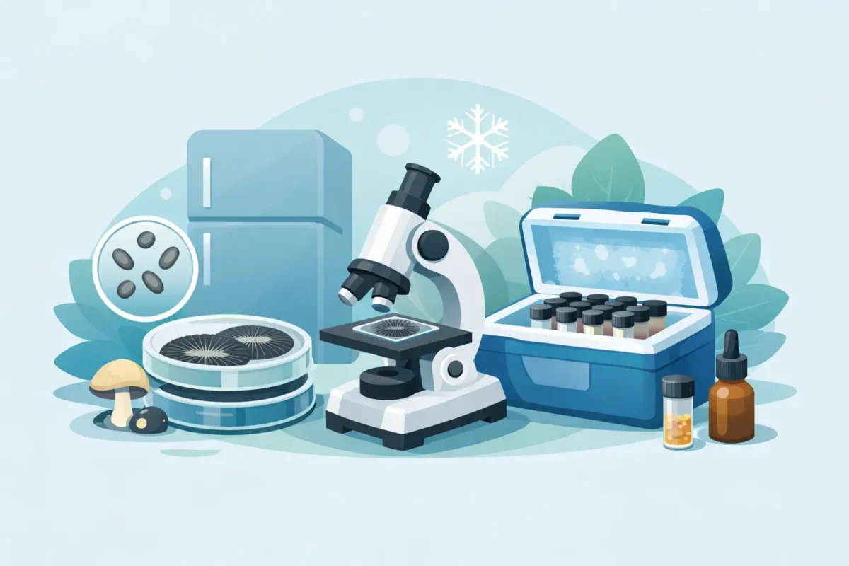 How to Store Mushroom Spore Samples Safely