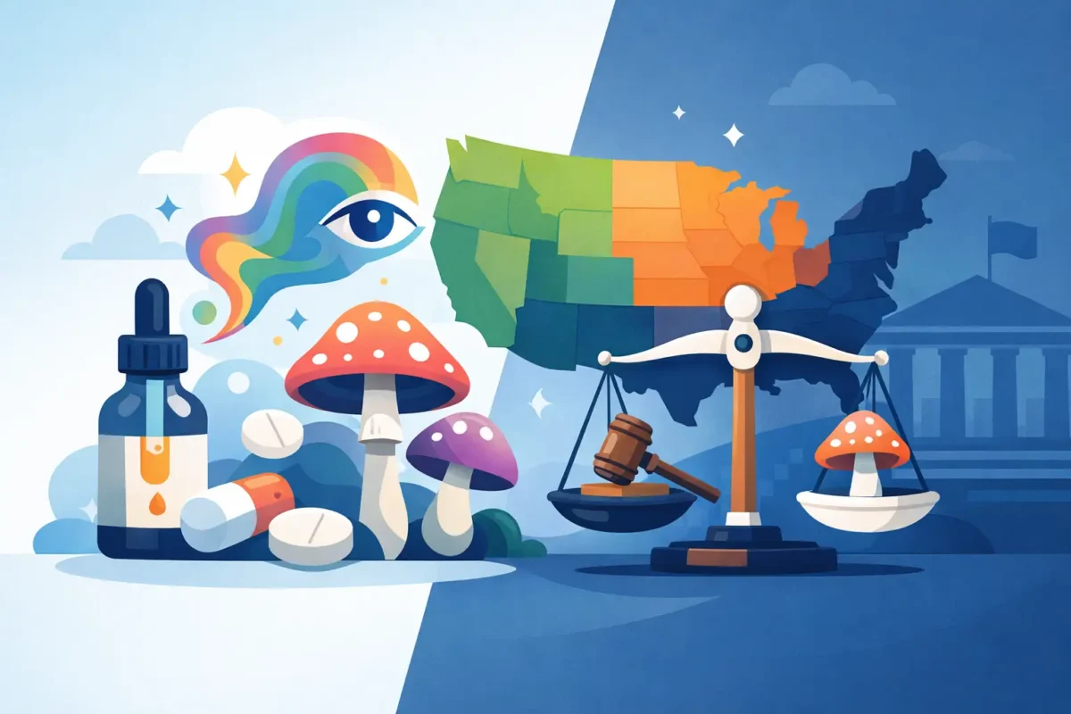 Psychedelic Drug Legal Status in the United States
